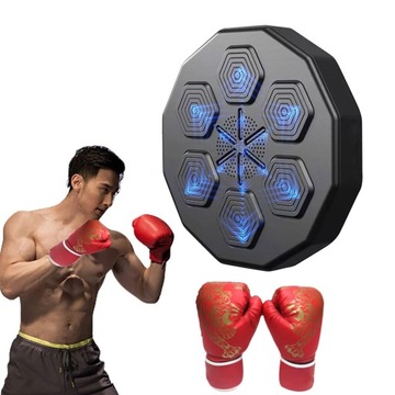 MASZYNA BOKSERSKA PODŚWIETLENIA MUZYKA BLUETOOTH