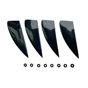 4Pcs/Set Kiteboarding Fin Kitesurfing Fly Kite Surfing Board Fin Accessorie