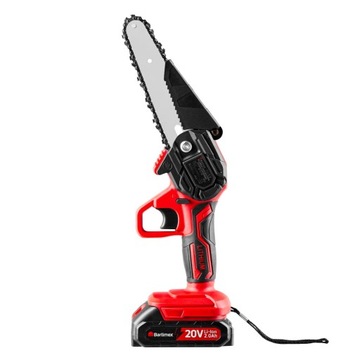Аккумуляторная цепная пила 20 В 800 Вт 2 аккумулятора 2,0 Ач BARTIMEX