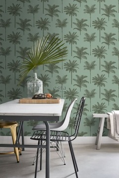 Tapeta na flizelinie w palmy nowoczesna zmywalna