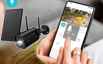 НАРУЖНАЯ WIFI СОЛНЕЧНАЯ КАМЕРА 3MP с датчиком