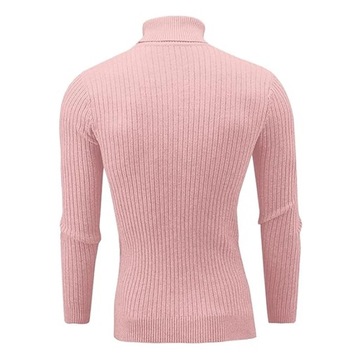 New Men's Turtleneck Sweater Casual Men's Knitted