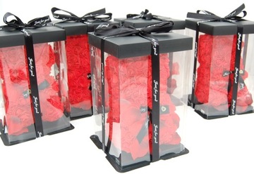 ПОДАРОК ​​МАМЕ ЛЮБИМОЙ БАБУШКЕ ДЕВОЧКИ, МИШКА С ЦВЕТАМИ РОЗ, ОРИГИНАЛ.