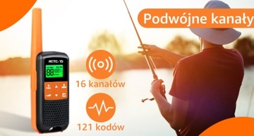 Retevis RT649 Walkie Talkie PMR446 комплект VOX IP65 водонепроницаемый (2 шт.)