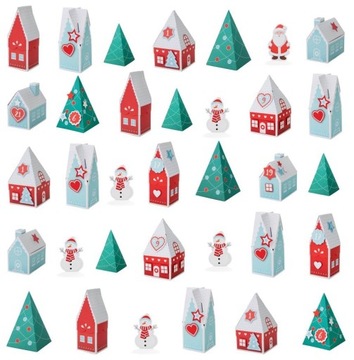 Календарь Адвента Дома 24 штуки