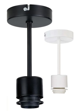 PODSTAWA BAZA LAMPA SUFITOWA WISZĄCA STAŁA LOFT METAL NA 1X E27 POD KLOSZ