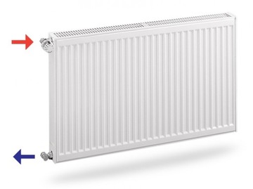 РАДИАТОР PURMO C21 400x1200 C 21 ЧЕРНЫЙ RAL 9005