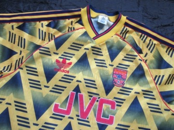 АРСЕНАЛ ЛОНДОН ADIDAS ORIGINALS БАНАНА 1991-1993 Л