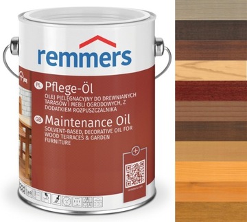 REMMERS PFLEGE-OL OLEJ DREWNA TARASU 0,75L KOLORY