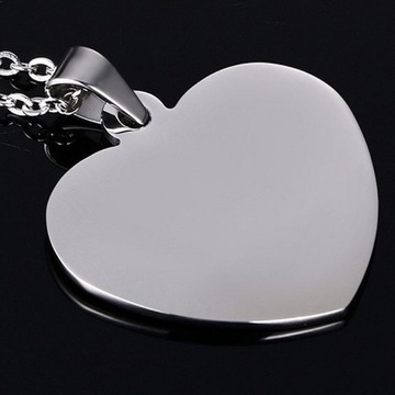 ЖЕНСКИЙ КУЛОН СЕРДЦЕ С ГРАВИРОВКОЙ ДЛЯ КОРОНЫ ДОЧИ