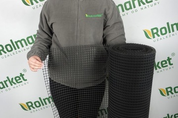 ЗАБОР ДЛЯ ПТИЦЫ, кур, ПЛАСТИКОВАЯ СЕТКА ПВХ, ЧЕРНАЯ, 1,2х25