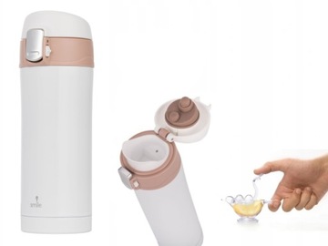 Термос туристический Smile STT-1/1 0,3л белый