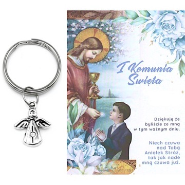 PODZIĘKOWANIE KOMUNIA ANIOŁ DLA GOŚCI BRELOK