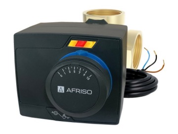 2X AFRISO BWC 310 LCD ПОГОДНЫЙ КОНТРОЛЛЕР СМЕСИТЕЛЬНЫЙ КЛАПАН РАБОТА