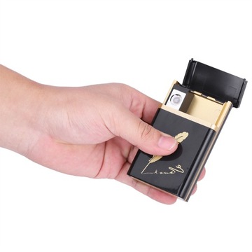 Портативный портсигар с перезаряжаемой зажигалкой