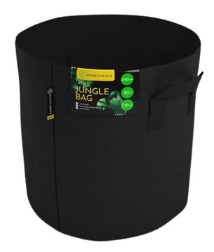 GROWBAG Doniczka materiałowa 10l 24x24x22cm Herbgarden Jungle Bag Round