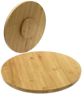 Deska OBROTOWA BAMBUSOWA 35cm PIZZY Przekąsek 1566
