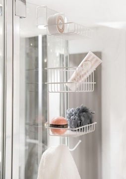 AWD БЕЛАЯ ПРОВОЛОЧНАЯ ПОЛКА ТРОЙНАЯ КОРЗИНА