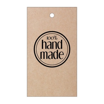 Этикетки экокартонные KRAFT 500 шт 300г KREATOR