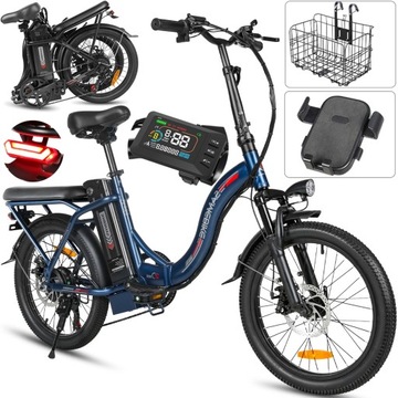rower elektryczny składany Samebike CY20-FT 36V 12AH miejski Męski/Damski