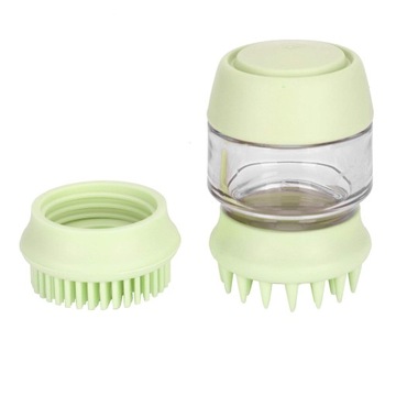 Pet Shower Comb Pet Bathing Brush Pet Brush Green