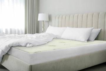 OCHRANIACZ NAKŁADKA NA MATERAC 90x180 WODOODPORNY ALOE VERA GUMKA DOOKOŁA