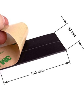 НЕОДИМОВАЯ МАГНИТНАЯ ЛЕНТА 3М клей СИЛЬНОЕ ПРИТЯЖЕНИЕ 10см/30мм/1,5мм