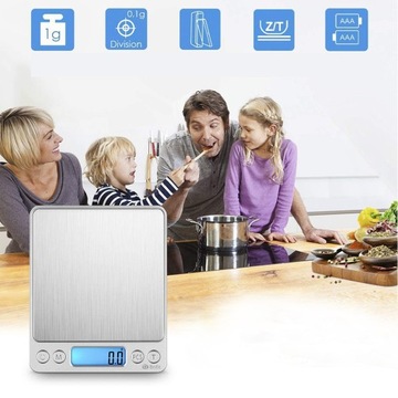 Точные кухонные граммовые весы 3 кг/0,1 г
