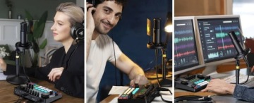 Музыкальная звуковая карта XLR VLOG-микшер для телефона и компьютера Maono AME2