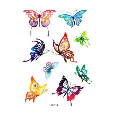 МОЮЩИЕСЯ ТАТУ ДЛЯ ДЕТЕЙ Набор тату-бабочек