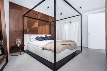 Fornirowane okładziny ścian, drzwi ukryte