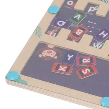 Магнитный алфавит Деревянная доска для обустройства парковки Parking LS