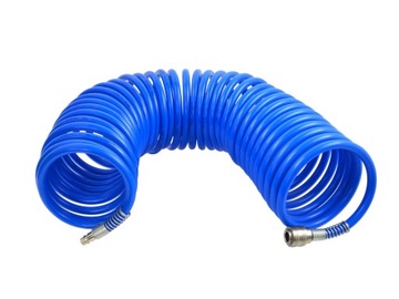 WĄŻ SPIRALNY PRZEWÓD PNEUMATYCZNY PE 8 x 12 mm 15m