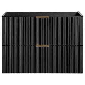 Szafka pod umywalkę 80 cm ADEL BLACK 82-80