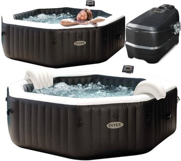 Jacuzzi Intex 28462 PureSpa Jet & Bubble Deluxe 6 osobowe Basen 2 zagłówki