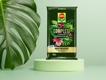 COMPO КОМПЛЕКСНАЯ ПОЧВА ДЛЯ ЦВЕТОВ В ГОРШКАХ - НАШ ЛУЧШИЙ СУБСТРАТ 10Л