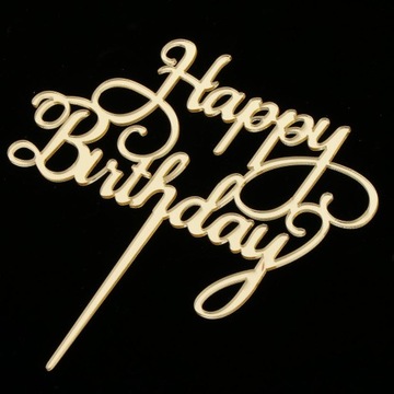 Wszystkiego najlepszego z okazji urodzin alfabet ozdoba na wierzch tortu lustro ciasto wybiera patyczki do ciast opcja 6