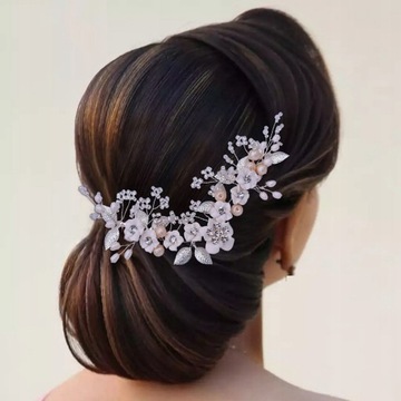 HAIR ARTICLES WEDDING comb Pearls CRYSTALS
