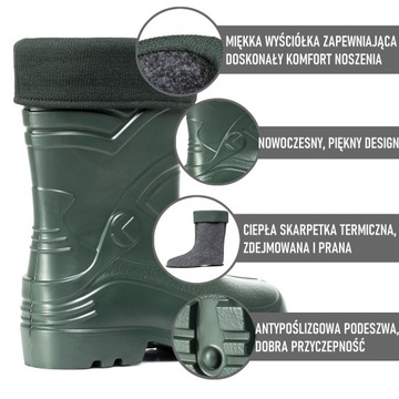 ПОЛЬСКАЯ ОБУВЬ ПЕННАЯ ОБУВЬ С ИЗОЛЯЦИЕЙ EVA GALLOS