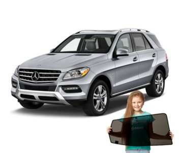 Záclony Rolety Kryty určené pro Mercedes-Benz ML 3 W166 Suv 2011-2015