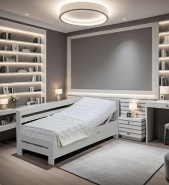 Введите регулируемую кровать 80x180 с высоким контейнером