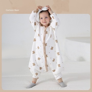 ДЕТСКИЙ СПАЛЬНЫЙ МЕШОК НА НОЖКАХ, ДЛИННЫЙ РУКАВ 80