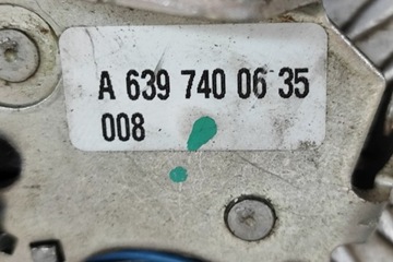 MERCEDES-BENZ VIANO W639 ZÁMEK DVEŘE ZADNÍCH LEVÝCH A6397400635 2012 254326