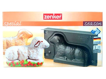 Forma Do Pieczenia Wielkanocna Baranek Oraz Zajączek Odlewane 3D Zestaw