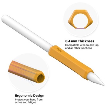 Pen Grip Non-Slip Protective Cover Suitable For Apple Pencil 1/2 Generation