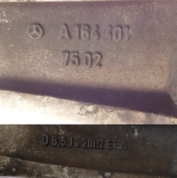 КОЛЕСА 20 MERCEDES GL ML R X164 W164 275/50/20 TMPS