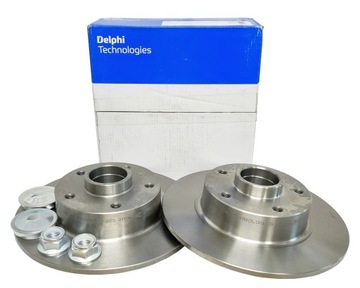 ДИСКИ DELPHI TRW, КОЛОДКИ ЗАДНИЕ RENAULT MEGANE III