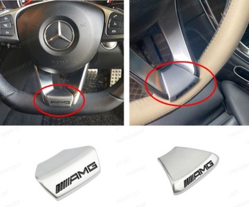 Эмблема рулевого колеса MERCEDES AMG OEM КАЧЕСТВО 