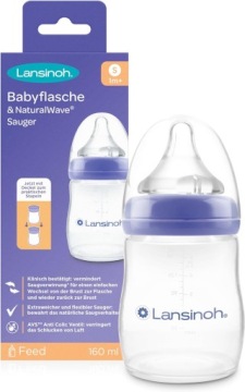 Пляшка Lansinoh з соскою NaturalWave 160 мл (вживаний)