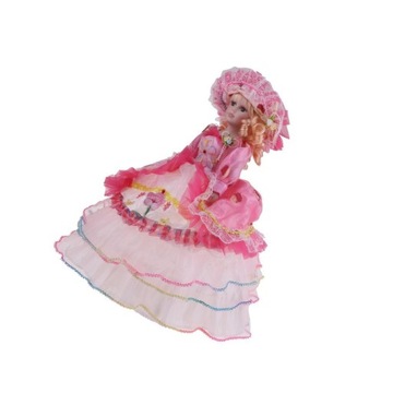 Vintage elegancka wiktoriańska lalka z porcelany, 0 +, 0 +